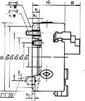 3 Jaw D Chuck Diagram