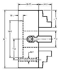 3 Jaw D Chuck Diagram