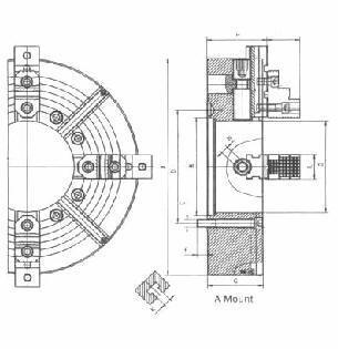 3 Jaw D Chuck Diagram