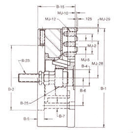 2/3 Jaw Combo Powerchuck Diagram